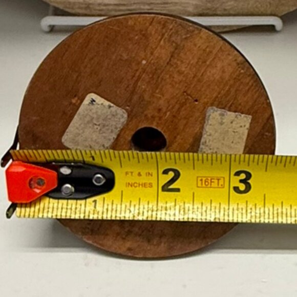 VINTAGE Clear Glass Dome With Display Hook and Wood Base - Picture 7 of 7